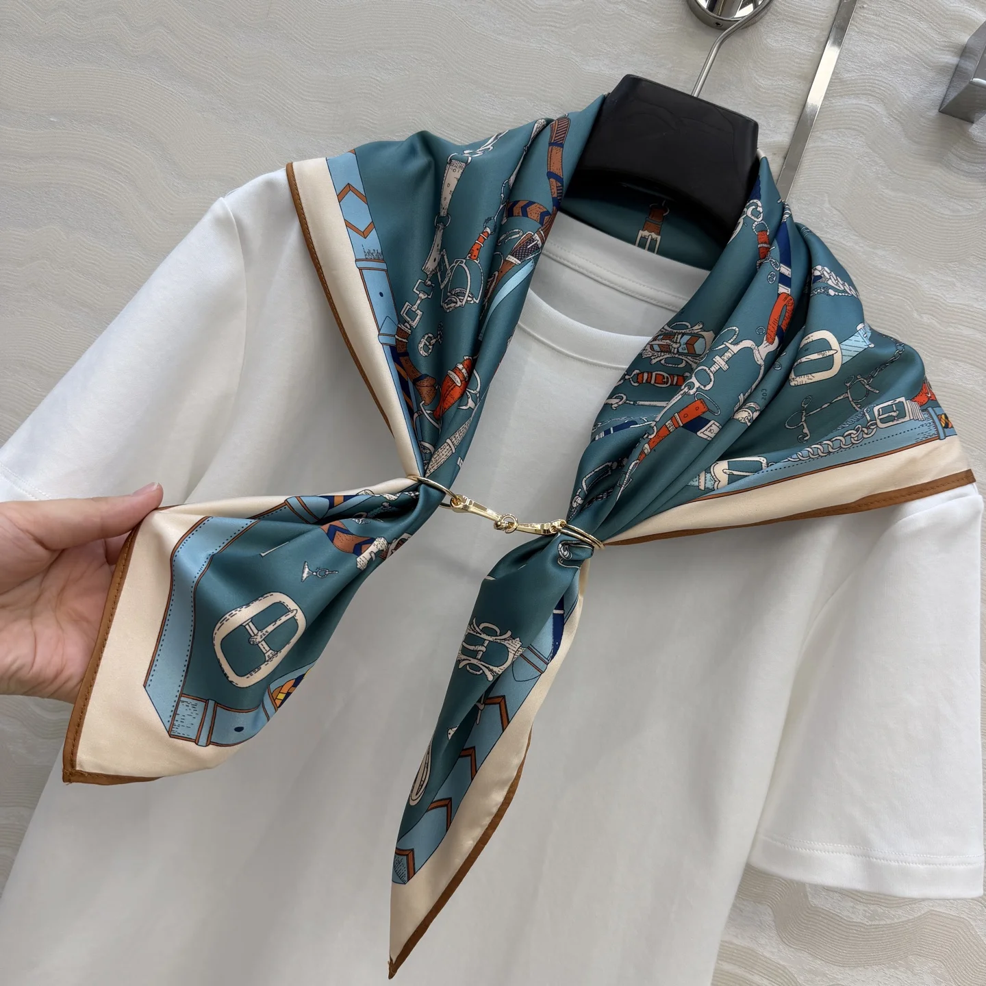 HERMES T-shirts Cotton S-L B20202608041729 - Image 5