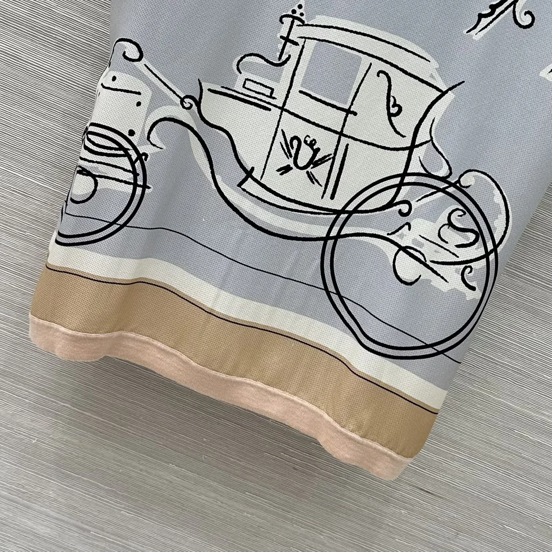 HERMES T-shirts Silk Wool S-L C55202608041119 - Image 6