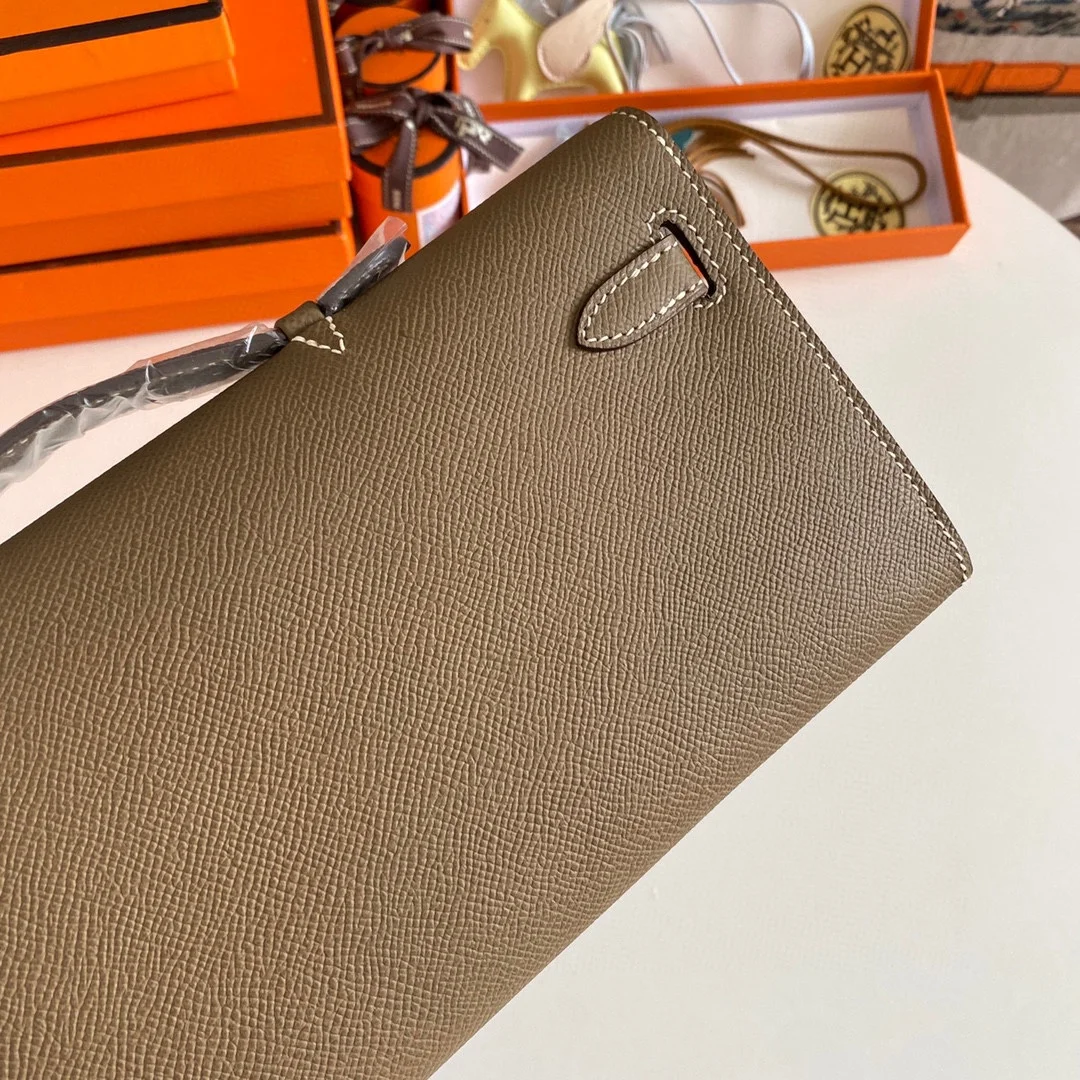 HERMES Top Handle Bags Epsom Leather (Brown-Gold) 31CM H00202608091094 - Image 4