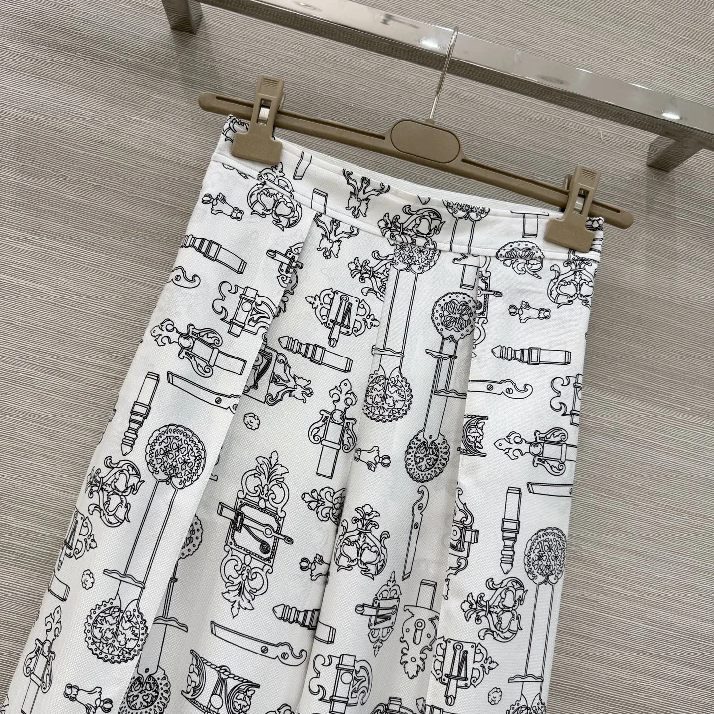 HERMES Trousers Silk S-M-L D25202608041121 - Image 2