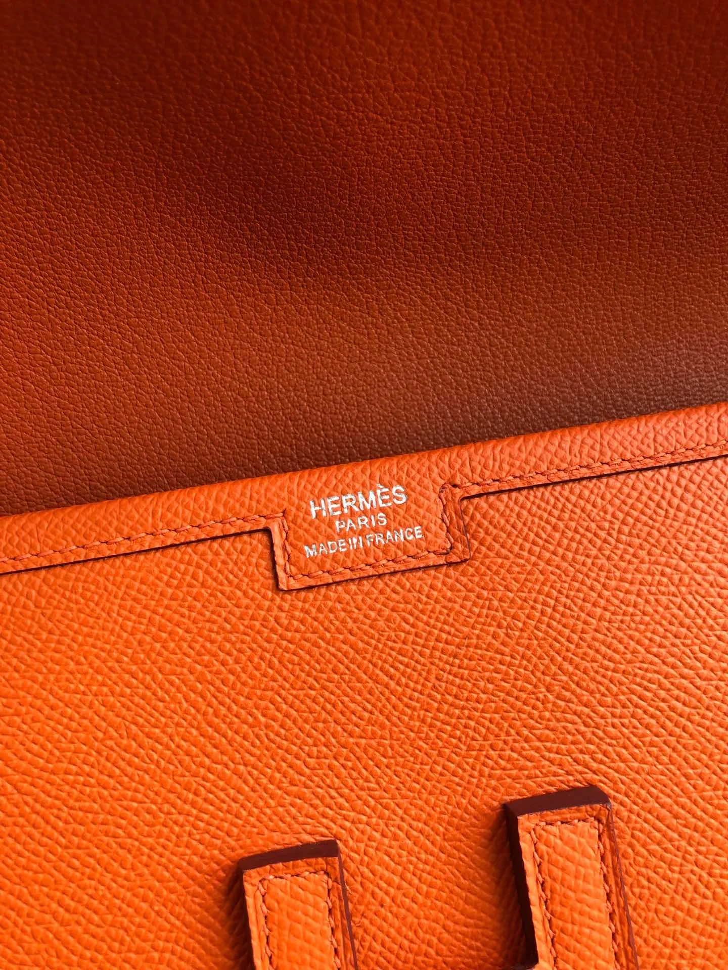 HERMES Wallet Bags Epsom Leather (Orange) 29X0X0CM H00202608091131 - Image 5