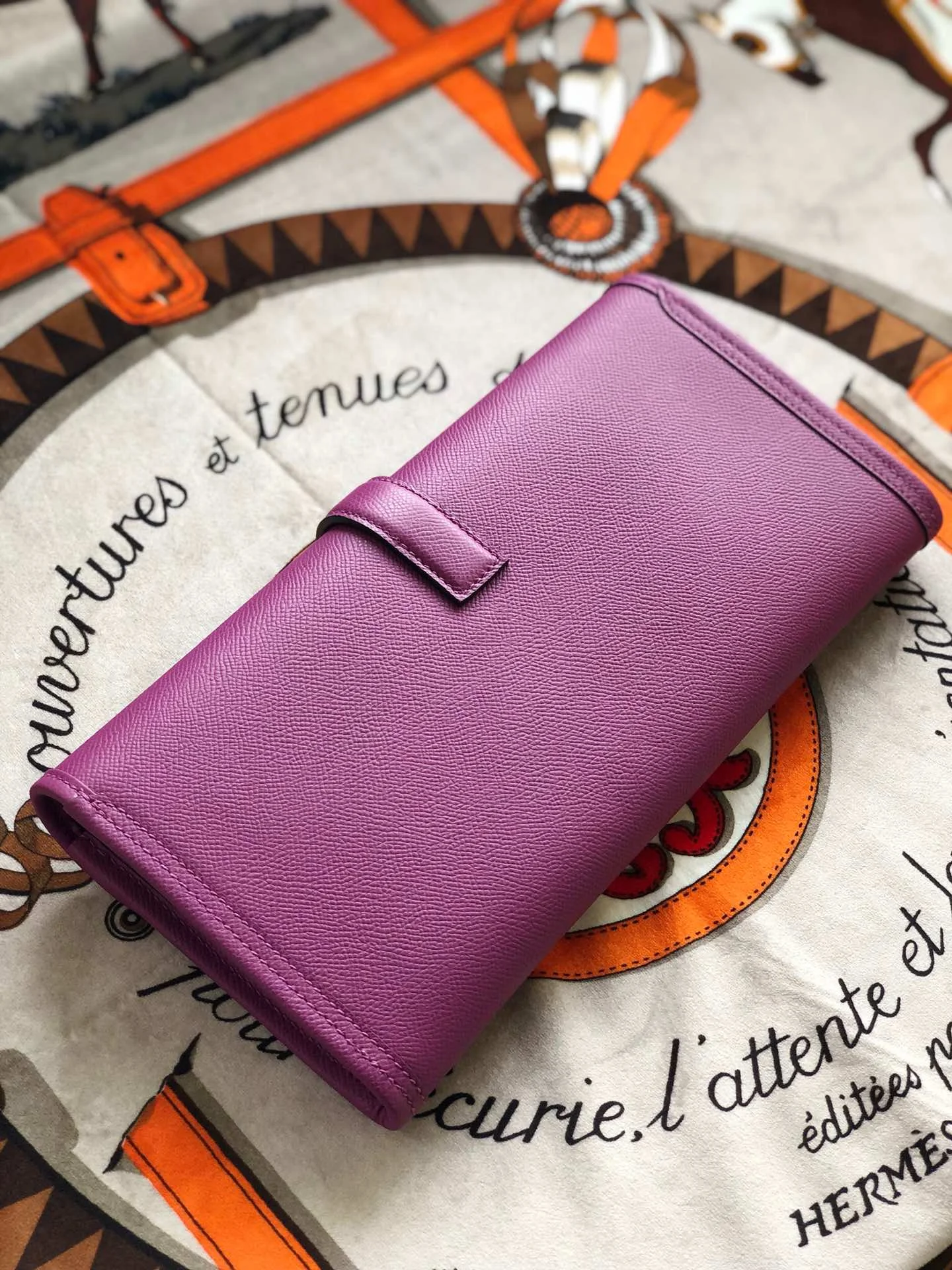 HERMES Wallet Bags Epsom Leather (Purple) 29X0X0CM H00202608091133 - Image 2