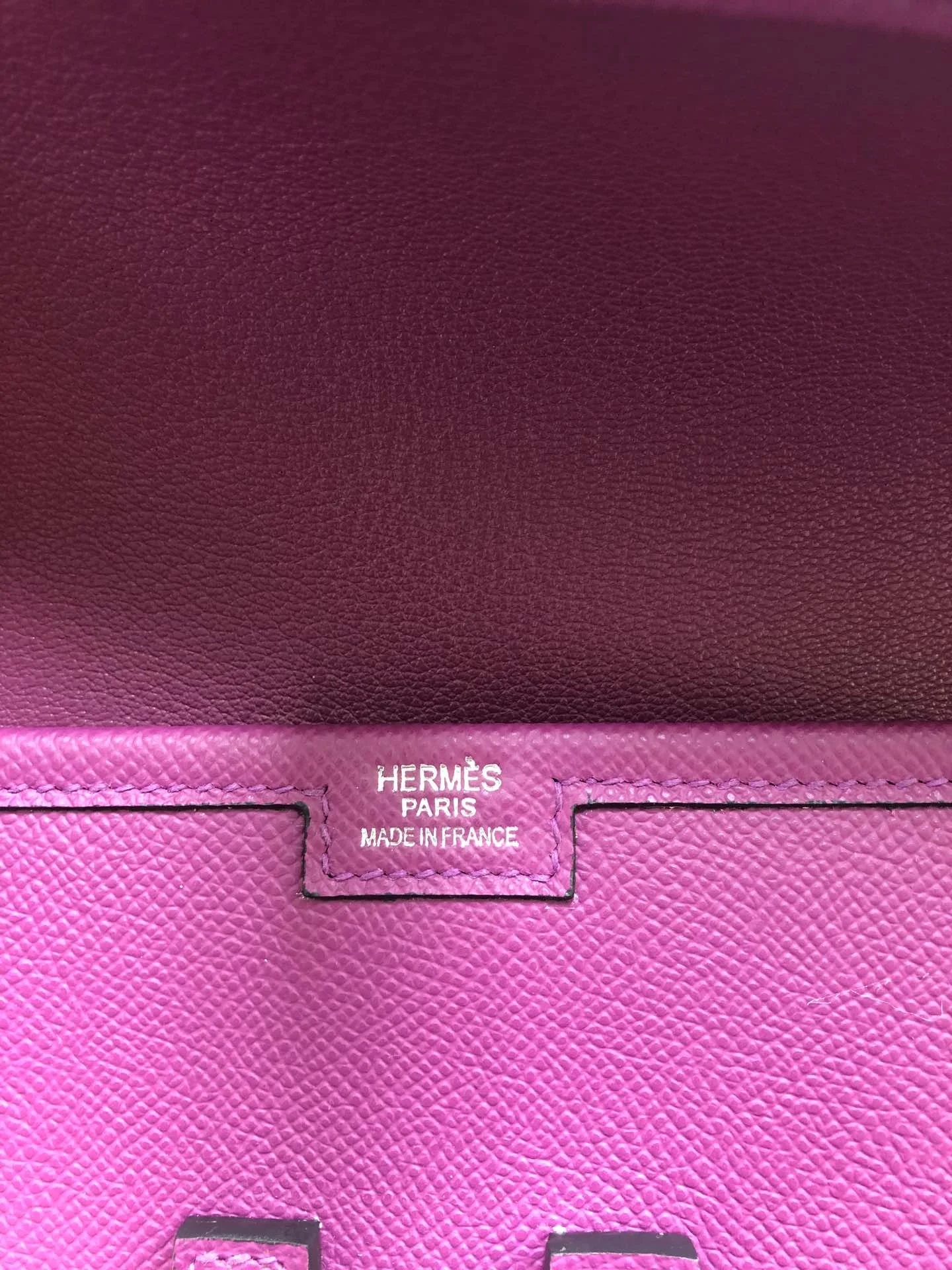 HERMES Wallet Bags Epsom Leather (Purple) 29X0X0CM H00202608091133 - Image 4