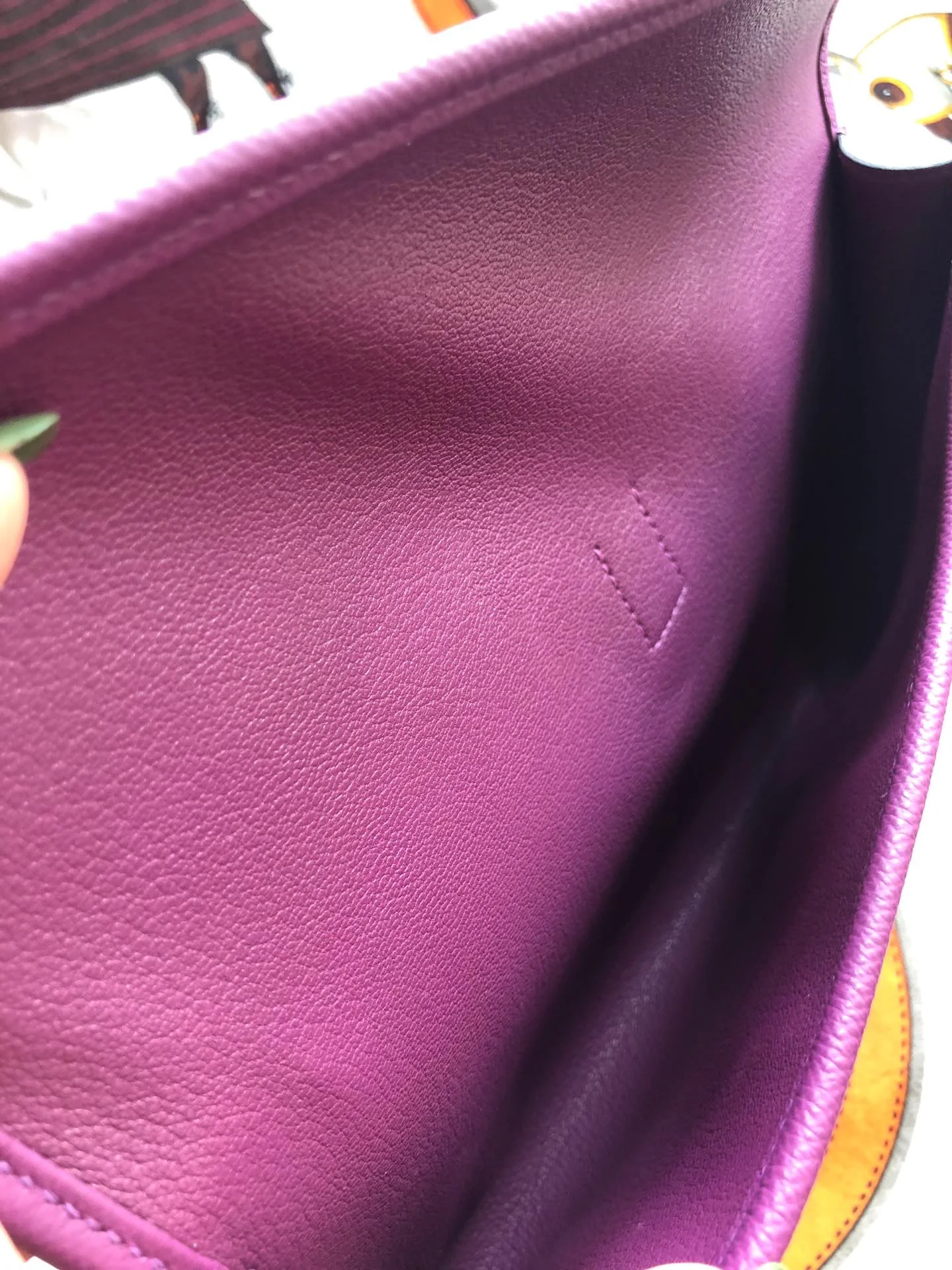 HERMES Wallet Bags Epsom Leather (Purple) 29X0X0CM H00202608091133 - Image 5