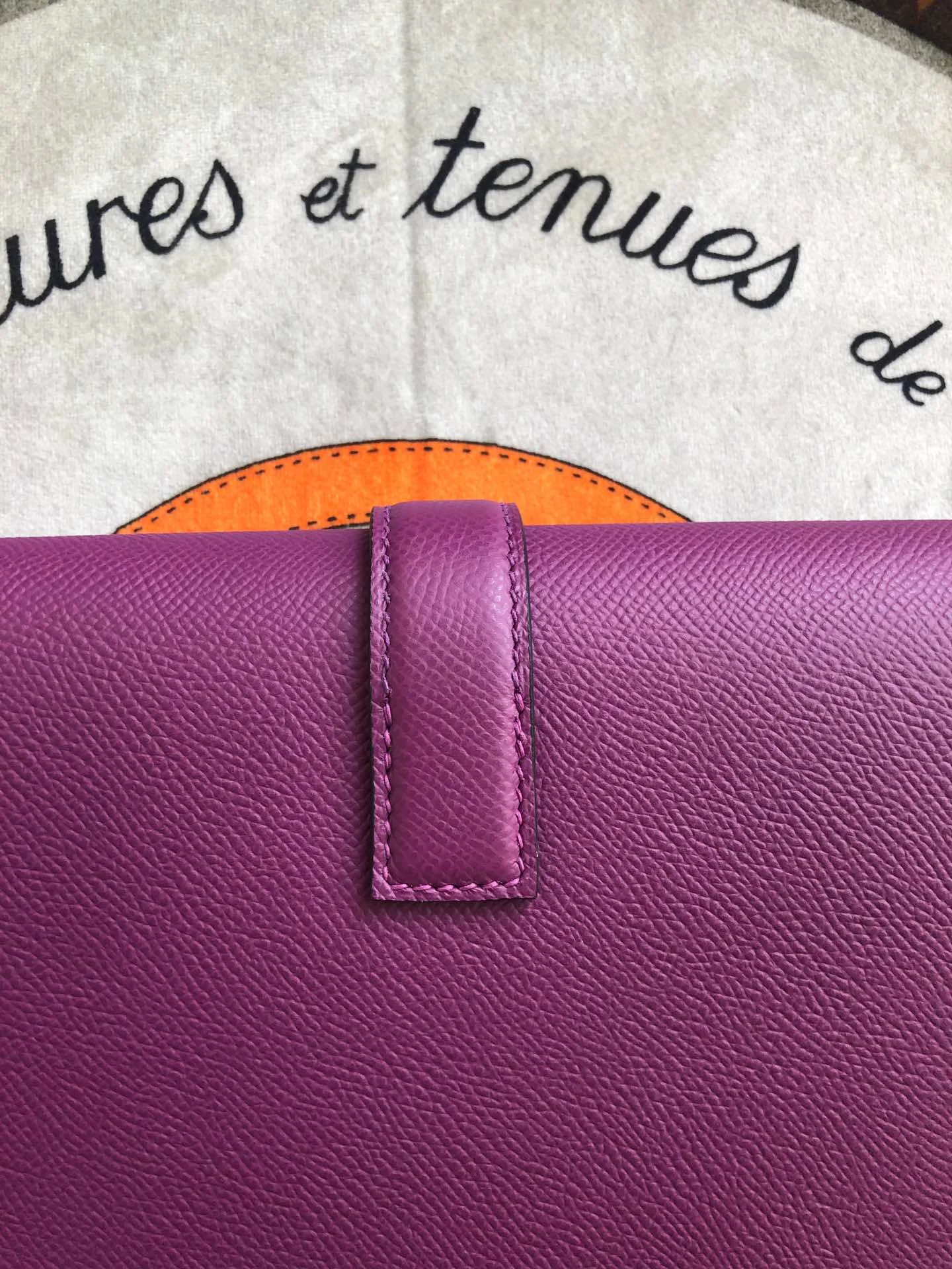 HERMES Wallet Bags Epsom Leather (Purple) 29X0X0CM H00202608091133 - Image 6