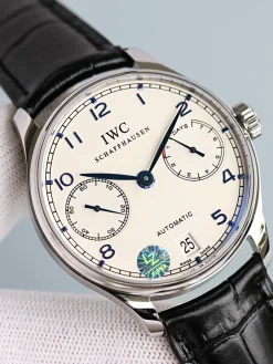 Alternative view of IWC Portuguese Automatic (Green-White-Red-Blue Dial) 40mm A300202608050323