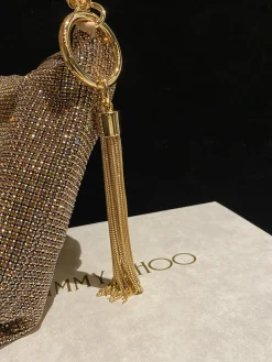 Alternative view of JIMMY CHOO Clutches Bags Crystal Mesh (Gold) 26X20X3CM I00202608100214