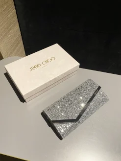 JIMMY CHOO Clutches Bags (Silver) 22X12X3CM G20202608100234