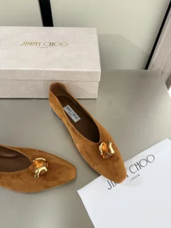 JIMMY CHOO Flats Suede Leather EU35 36 37 38 39 40 41 42 B90202608032763