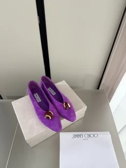 Alternative view of JIMMY CHOO Flats Suede Leather EU35-42 B90202608032761