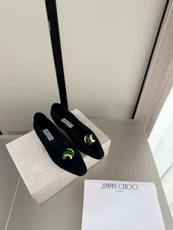 JIMMY CHOO Flats Suede Leather EU35-42 B90202608032762