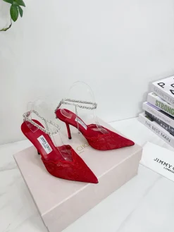 JIMMY CHOO Heels Silk Mesh EU35-39 B80202608032499