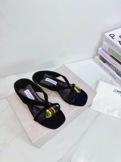 JIMMY CHOO Mules Goatskin Leather EU35-39 B71202608032523