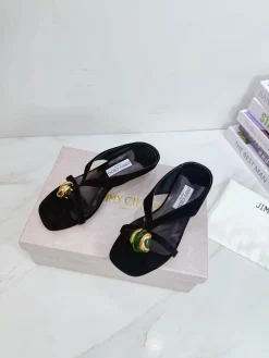 Alternative view of JIMMY CHOO Mules Goatskin Leather EU35-39 B71202608032523