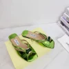 JIMMY CHOO Mules Metallic Patent Leather EU35-39 C00202608031638