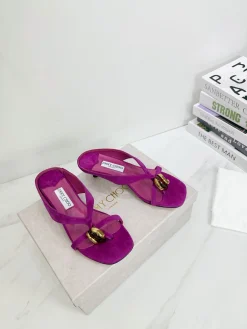 JIMMY CHOO Mules Suede EU35-39 B71202608032521