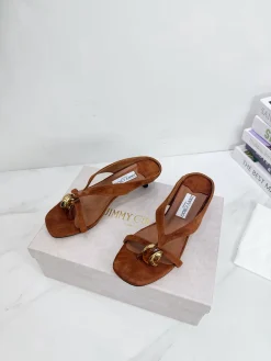 Alternative view of JIMMY CHOO Mules Suede Leather EU35-39 B71202608032522