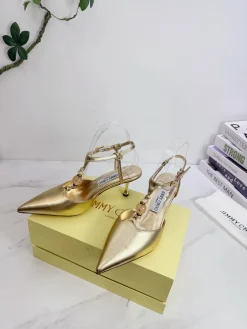 Alternative view of JIMMY CHOO Sandals Metallic Lambskin EU35-39 C00202608032486