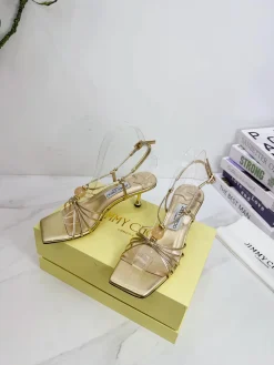 Alternative view of JIMMY CHOO Sandals Metallic Lambskin EU35-39 C00202608032490