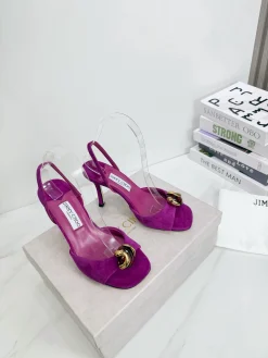 JIMMY CHOO Sandals Suede Leather EU35-39 B71202608032519