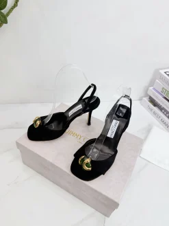 Alternative view of JIMMY CHOO Sandals Suede Leather EU35-39 B71202608032520