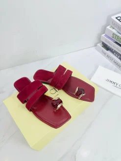 JIMMY CHOO Sandals Suede Leather EU35-39 C00202608032481