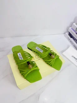 JIMMY CHOO Sandals Suede Leather EU35-39 C00202608032495