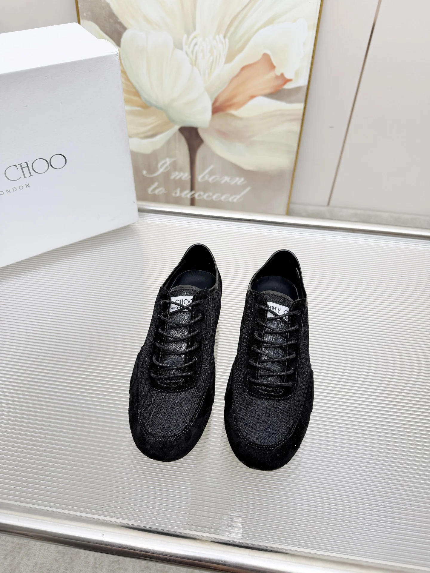 JIMMY CHOO Sneakers Leather & Suede EU35-41 B30202608031108