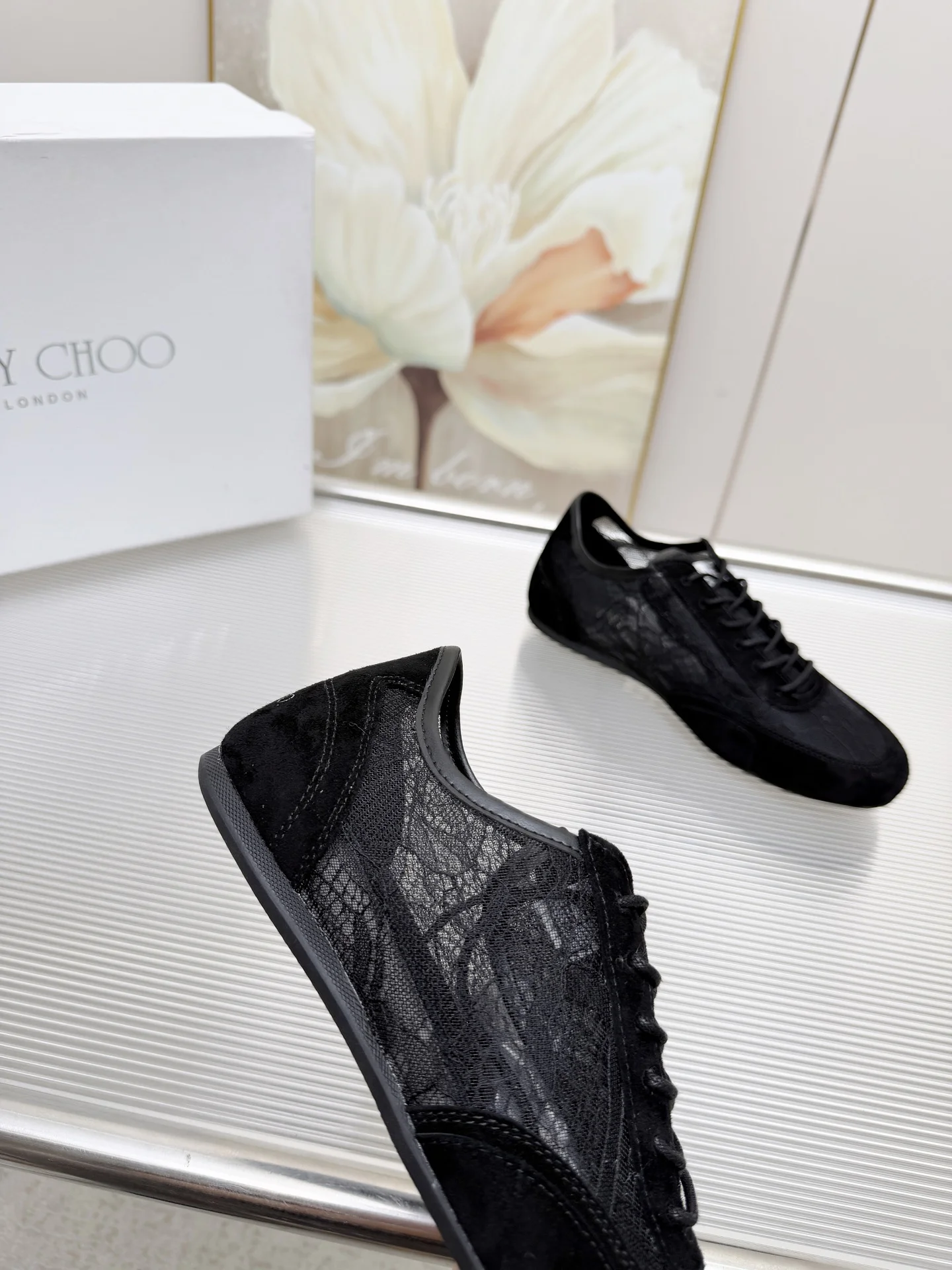 JIMMY CHOO Sneakers Leather & Suede EU35-41 B30202608031108 - Image 8