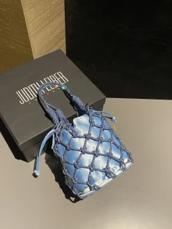 Alternative view of JUDITH LEIBER Clutches Bags Satin Crystal (Blue) 15X11X18CM E80202608100201