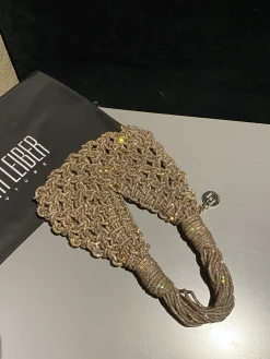 Alternative view of JUDITH LEIBER Clutches Bags Satin Crystal (Gold) 19X30CM G80202608100202