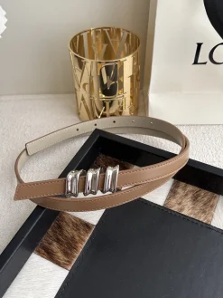 Alternative view of LOEWE Belts Smooth Calfskin One Size 1.5cm Width A70202608050042
