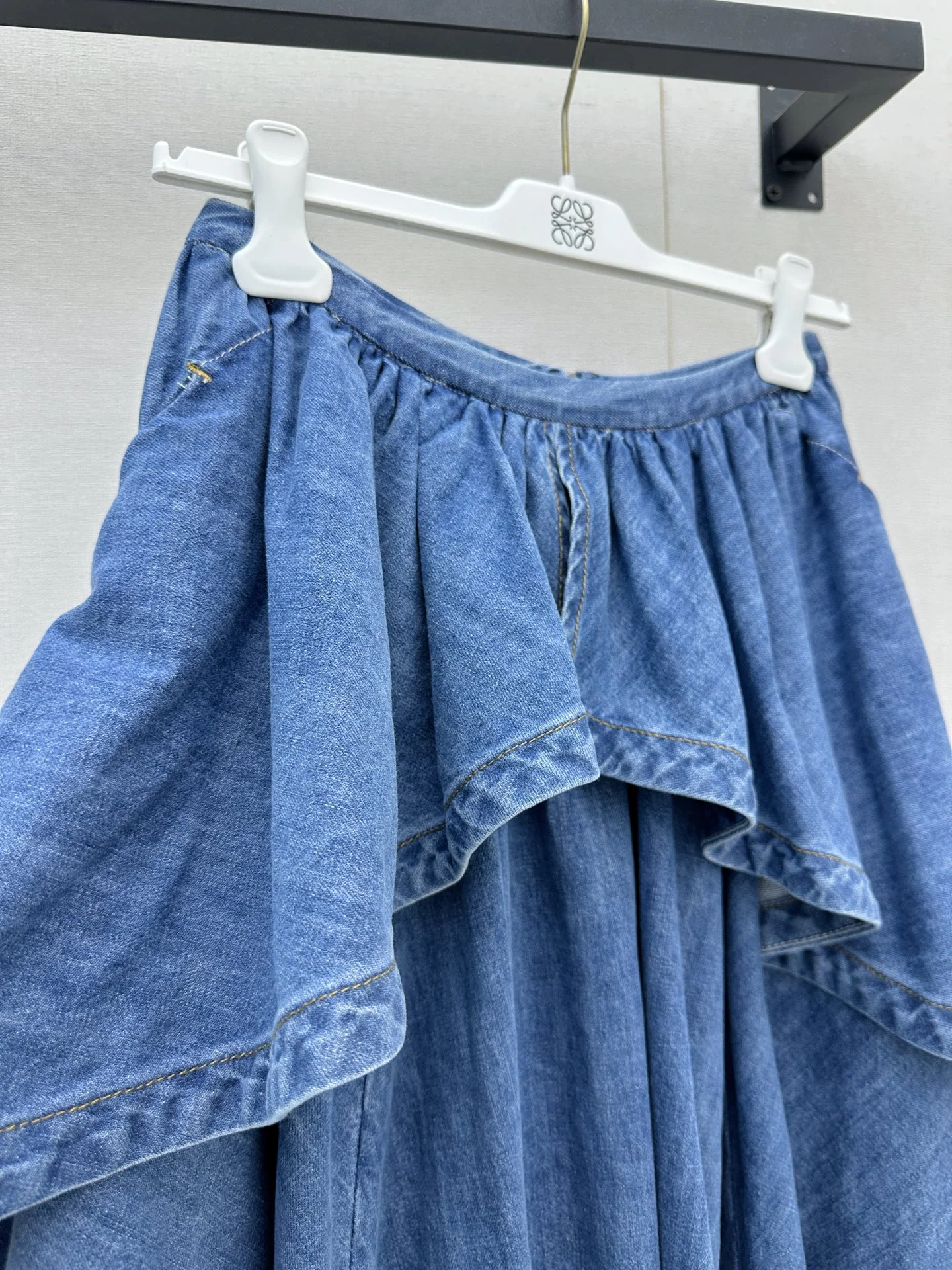 LOEWE Skirts Cotton Denim S-M-L C35202608041510 - Image 5