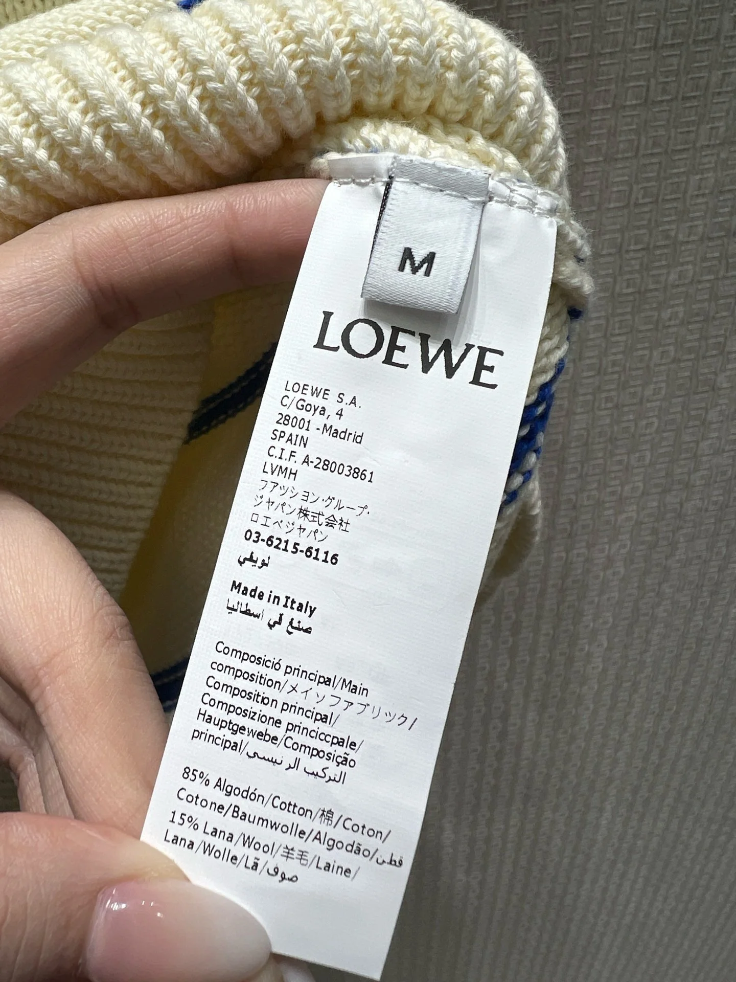 LOEWE Sweaters Knit S-M-L B40202608042274 - Image 9