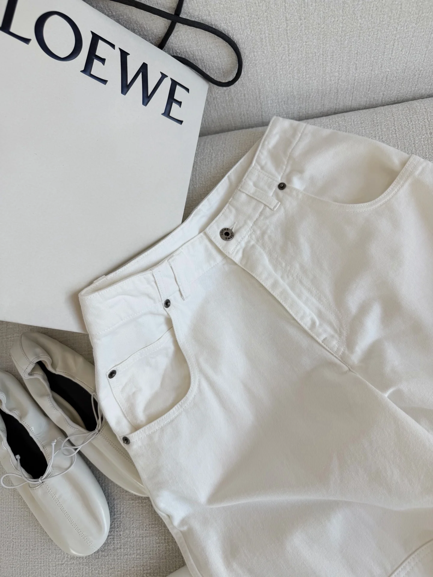 LOEWE Trousers Cotton S-L C05202608040183 - Image 2