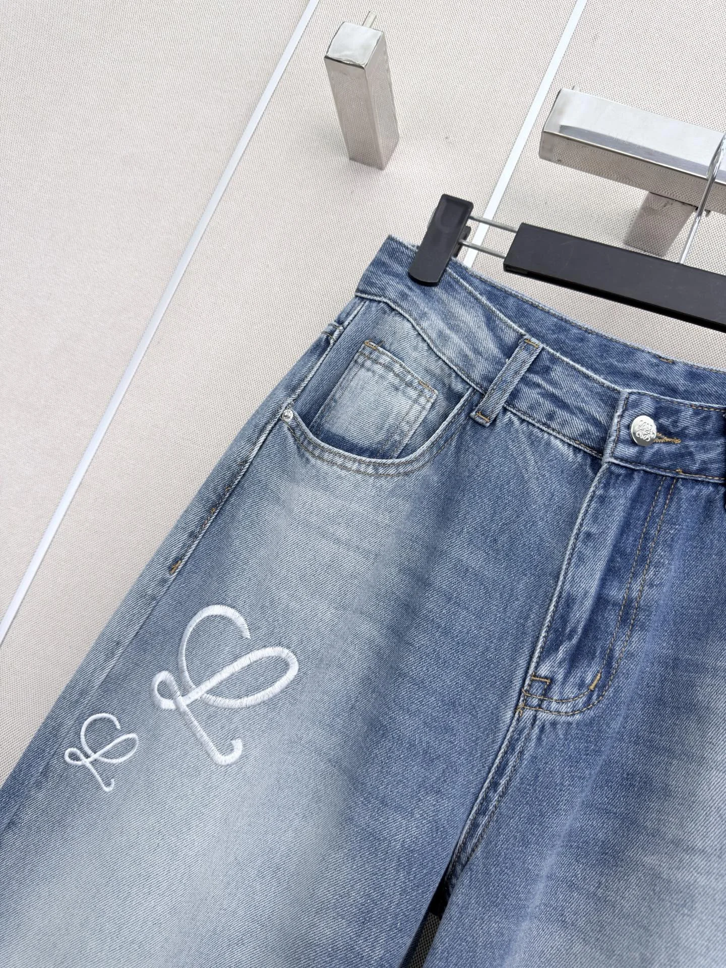 LOEWE Trousers Denim S-M-L A90202608040935 - Image 4