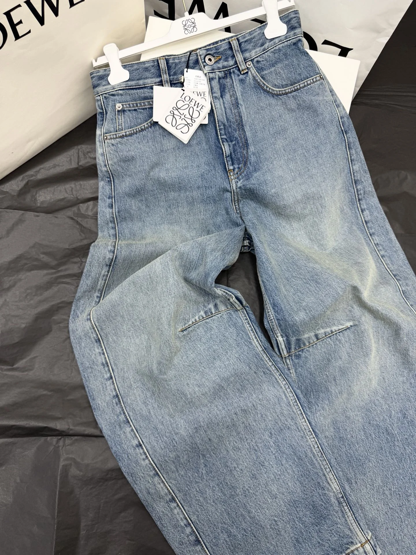 LOEWE Trousers Denim S M L C85202608041196 - Image 2