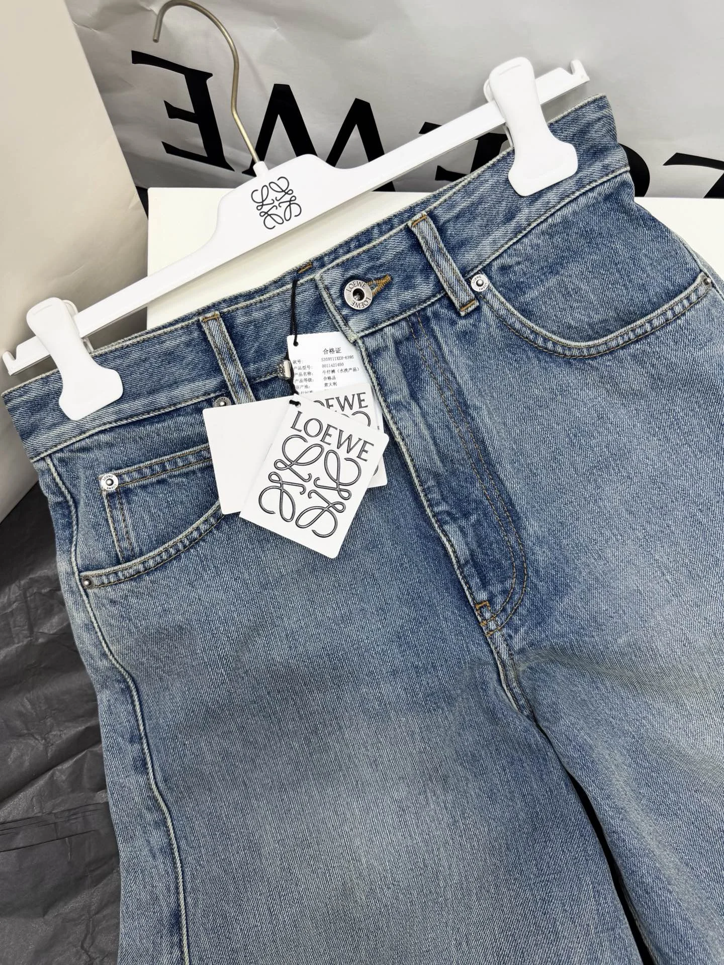 LOEWE Trousers Denim S M L C85202608041196 - Image 3