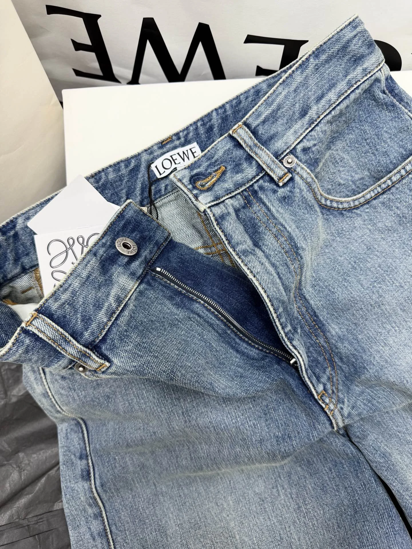 LOEWE Trousers Denim S M L C85202608041196 - Image 4