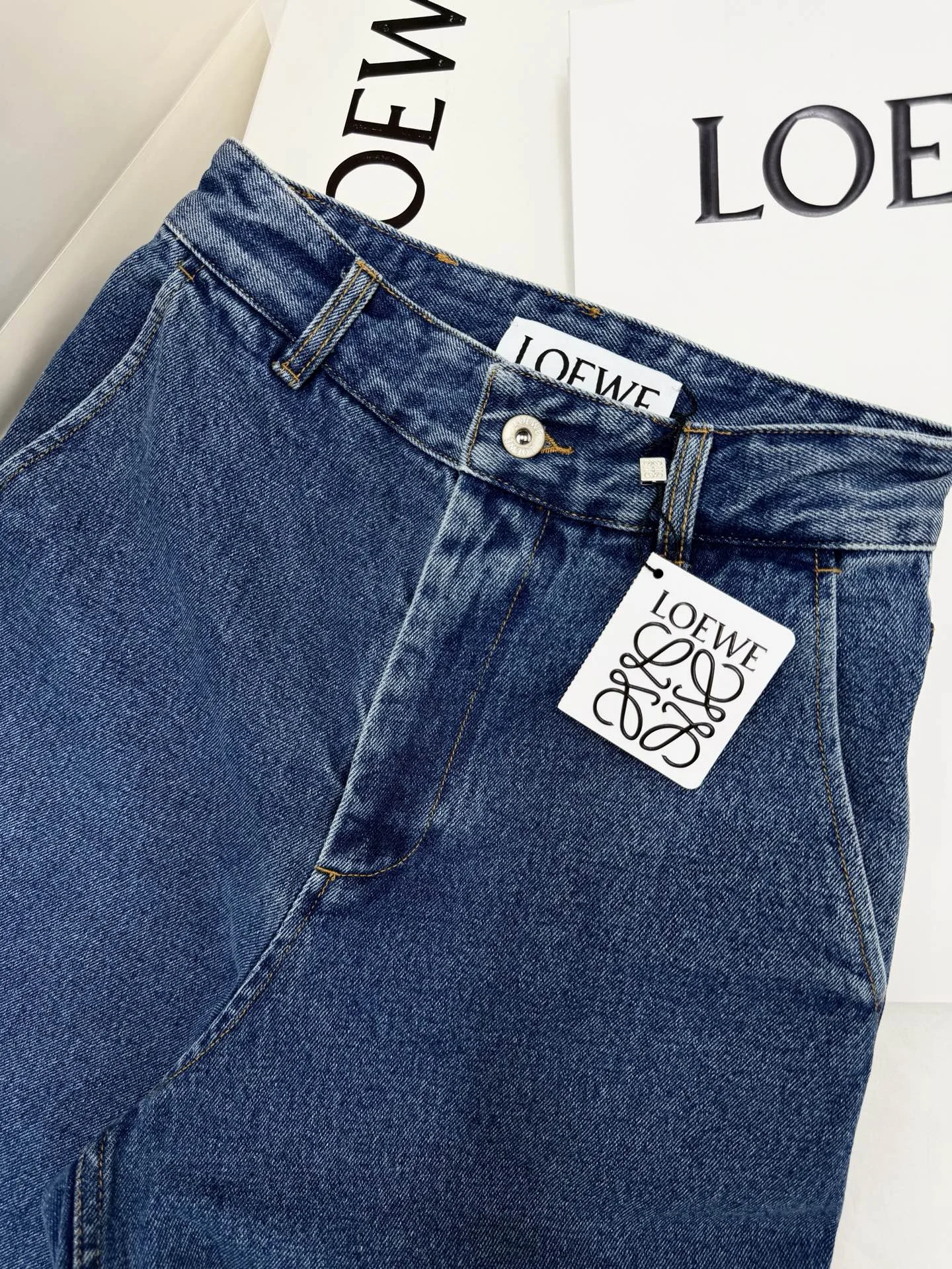 LOEWE Trousers Denim SML C20202608040492 - Image 3