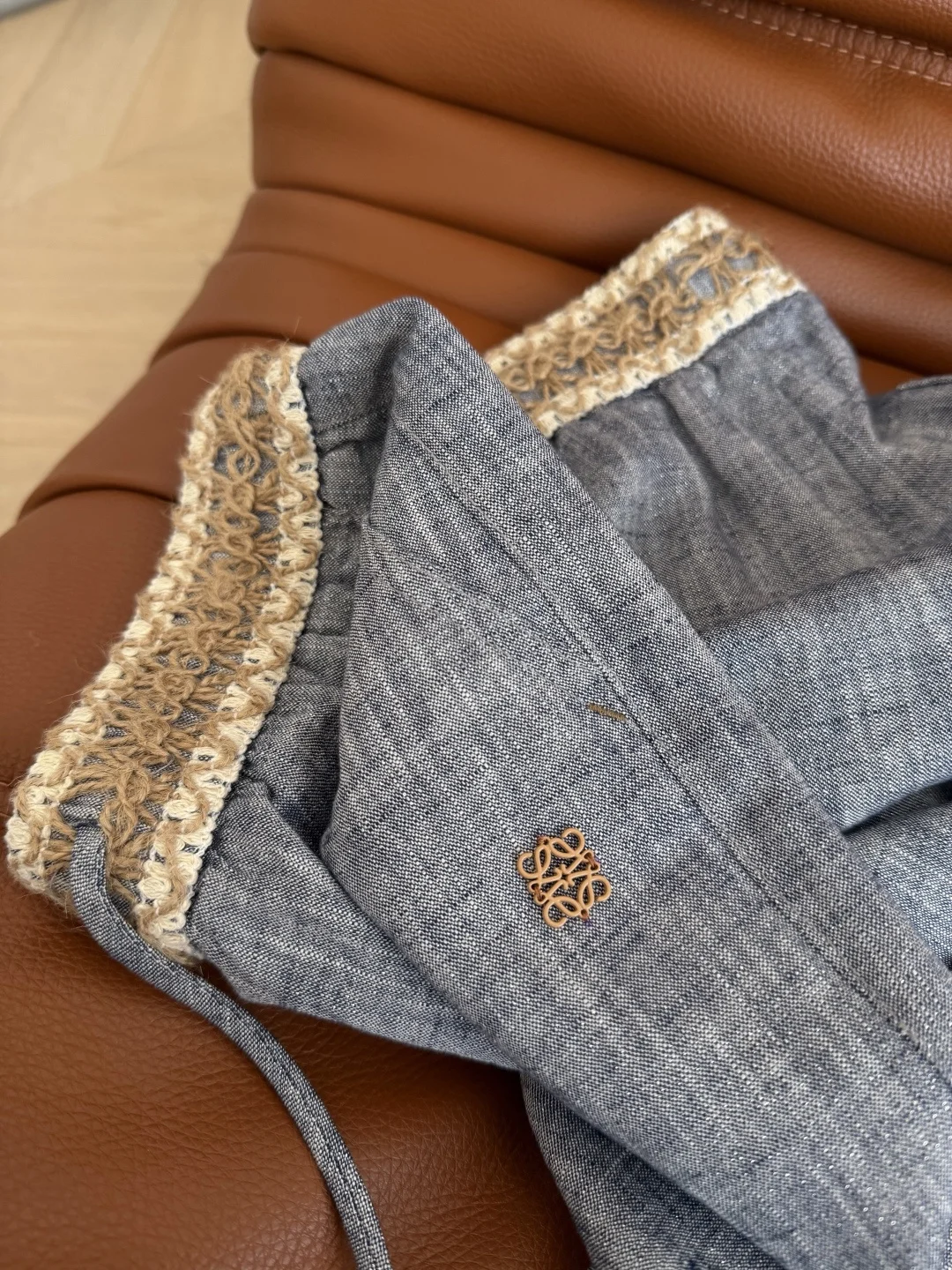 LOEWE Trousers Linen ONE SIZE B75202608042426 - Image 6