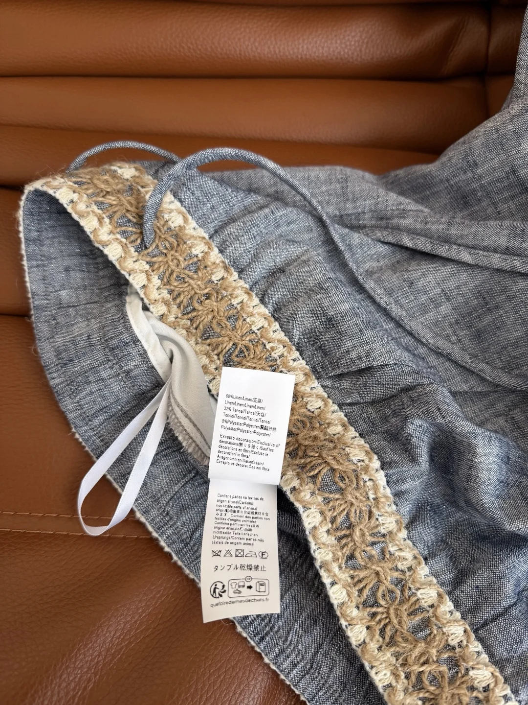 LOEWE Trousers Linen ONE SIZE B75202608042426 - Image 8