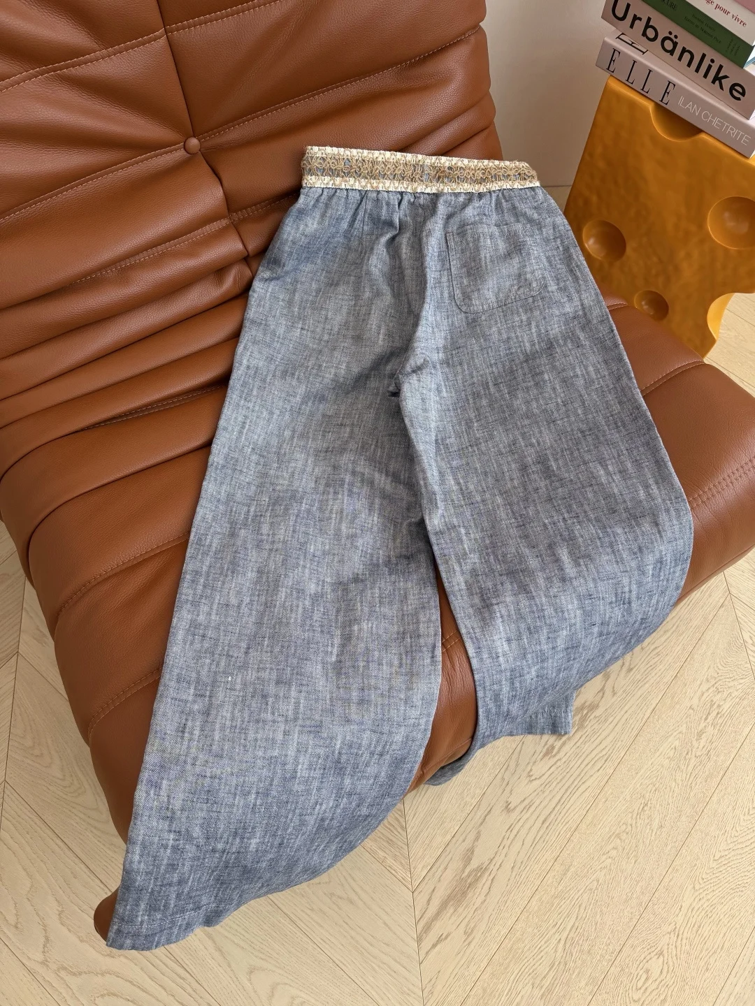LOEWE Trousers Linen ONE SIZE B75202608042426 - Image 9