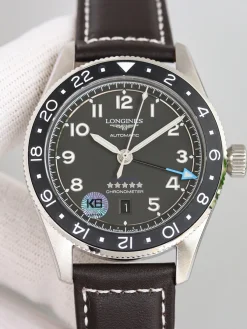Alternative view of LONGINES Automatic Zuiu Time (Black-Blue Dial) 42mm A300202608050162