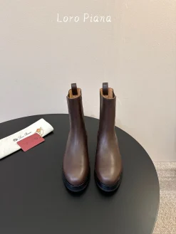 LORO PIANA Booties Calf Leather EU35-41 C80202608032946