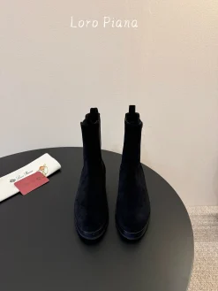 LORO PIANA Booties Calf Leather EU35-41 C80202608032947