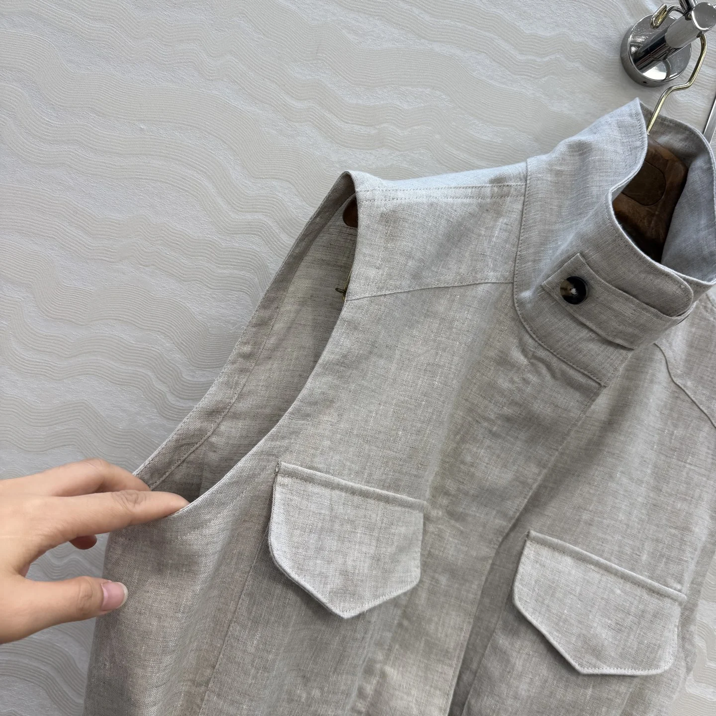 LORO PIANA Coats Linen 36 D30202608041688 - Image 4