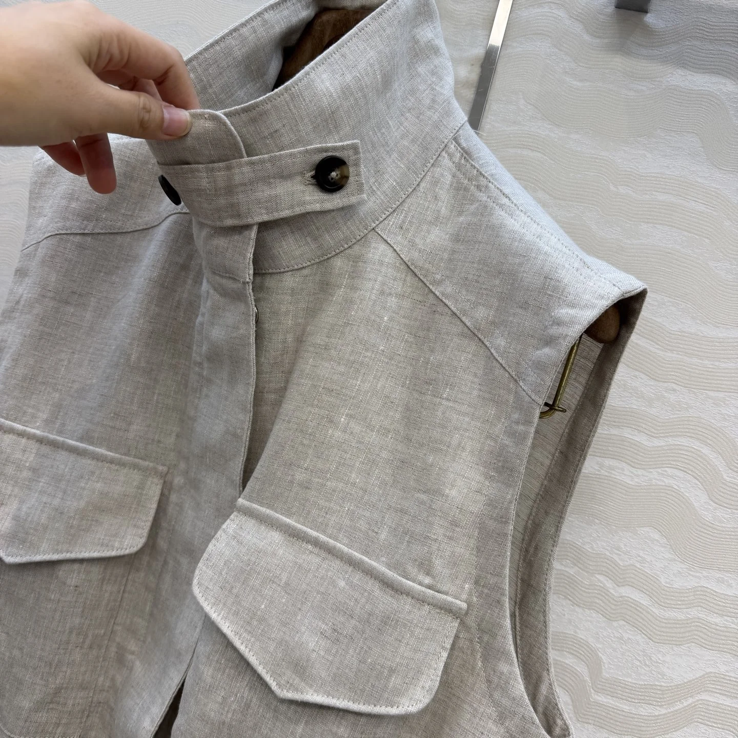 LORO PIANA Coats Linen 36 D30202608041688 - Image 5