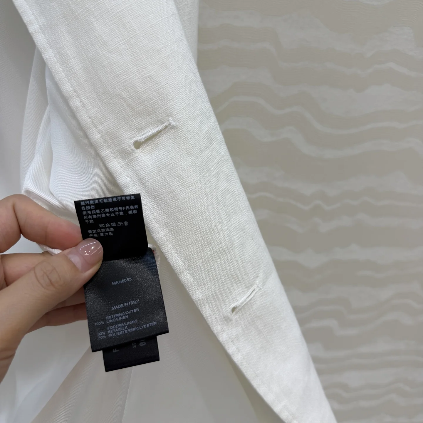 LORO PIANA Jackets Linen S D30202608041701 - Image 8