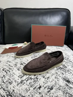 Alternative view of LORO PIANA Loafers Knitted Calf Leather EU38-45 D20202608030311